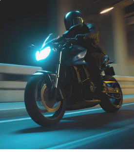 man-rides-sports-motorcycle-city-night man-rides-sports-motorcycle-city-night