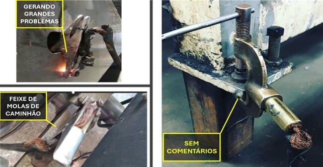 Problemas com Grampo Obra